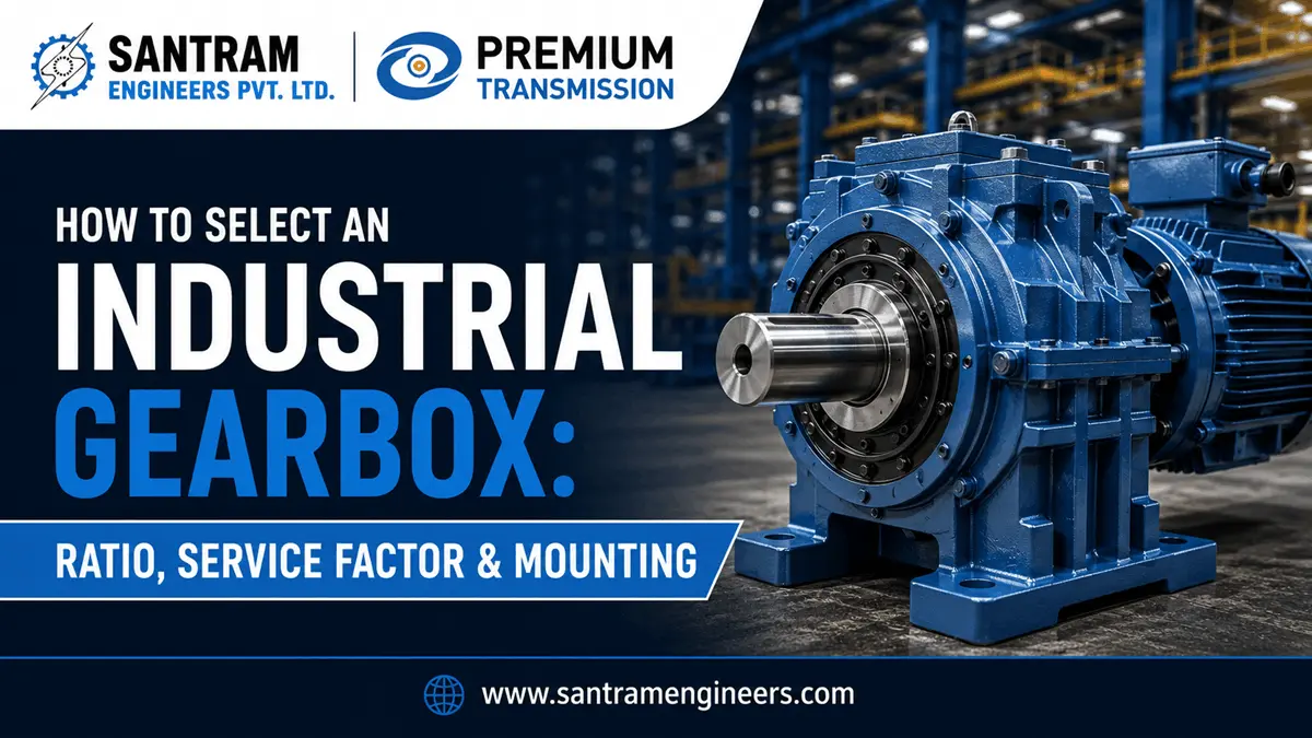How to Select an Industrial Gearbox: Ratio, Service Factor & Mounting
